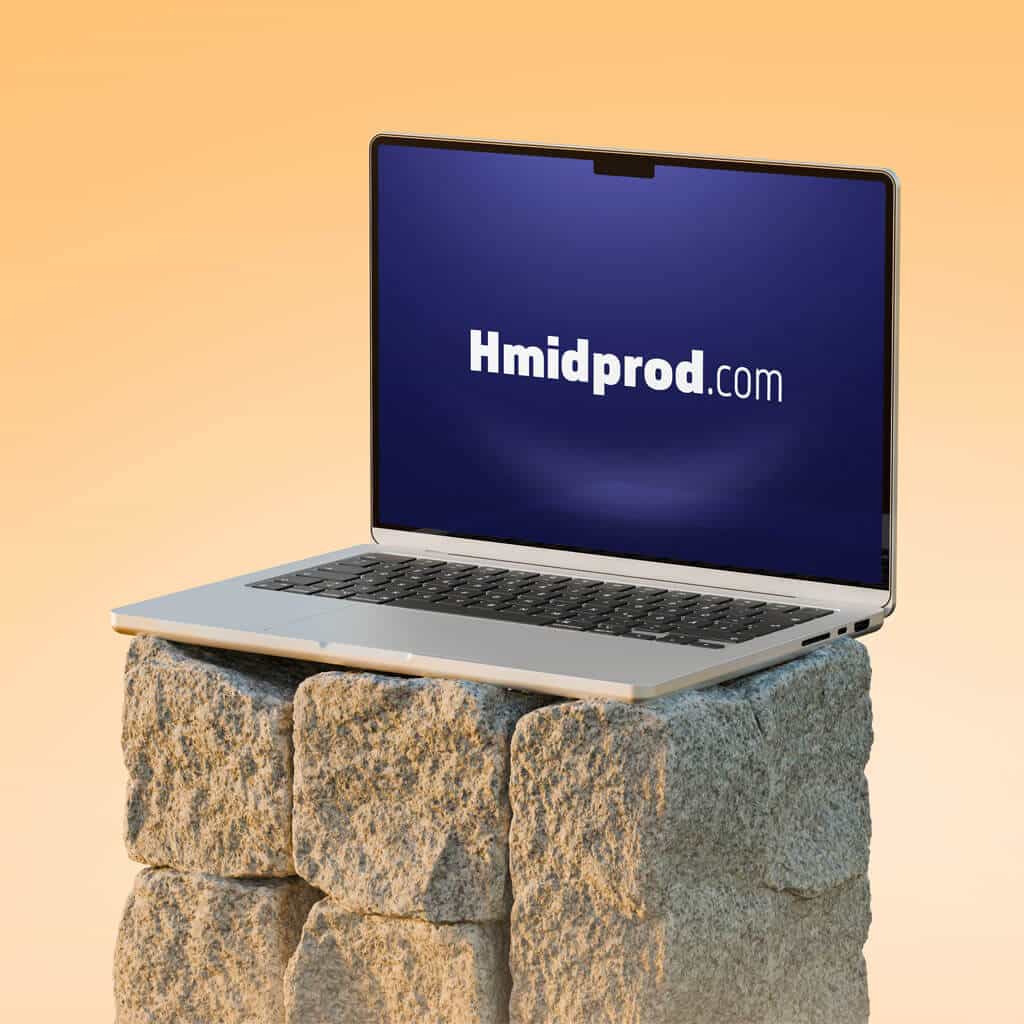 موکاپ لپ‌تاپ - نسخه نهایی